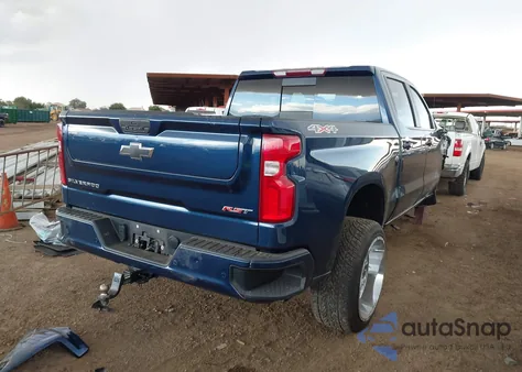 2022 Chevrolet Silverado 1500 Ltd 4Wd Short Bed Rst z USA, uszkodzony, nr VIN 3GCUYEED1NG102882